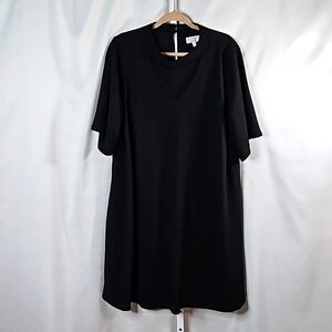 Signature by Robbie Bee Black A Line Maxi Dress Size 3X